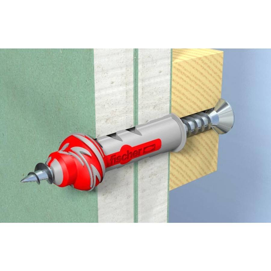 FISCHER - DuoPower 8 x 40 K NV Dübel 40 mm 534994 1 Set-4