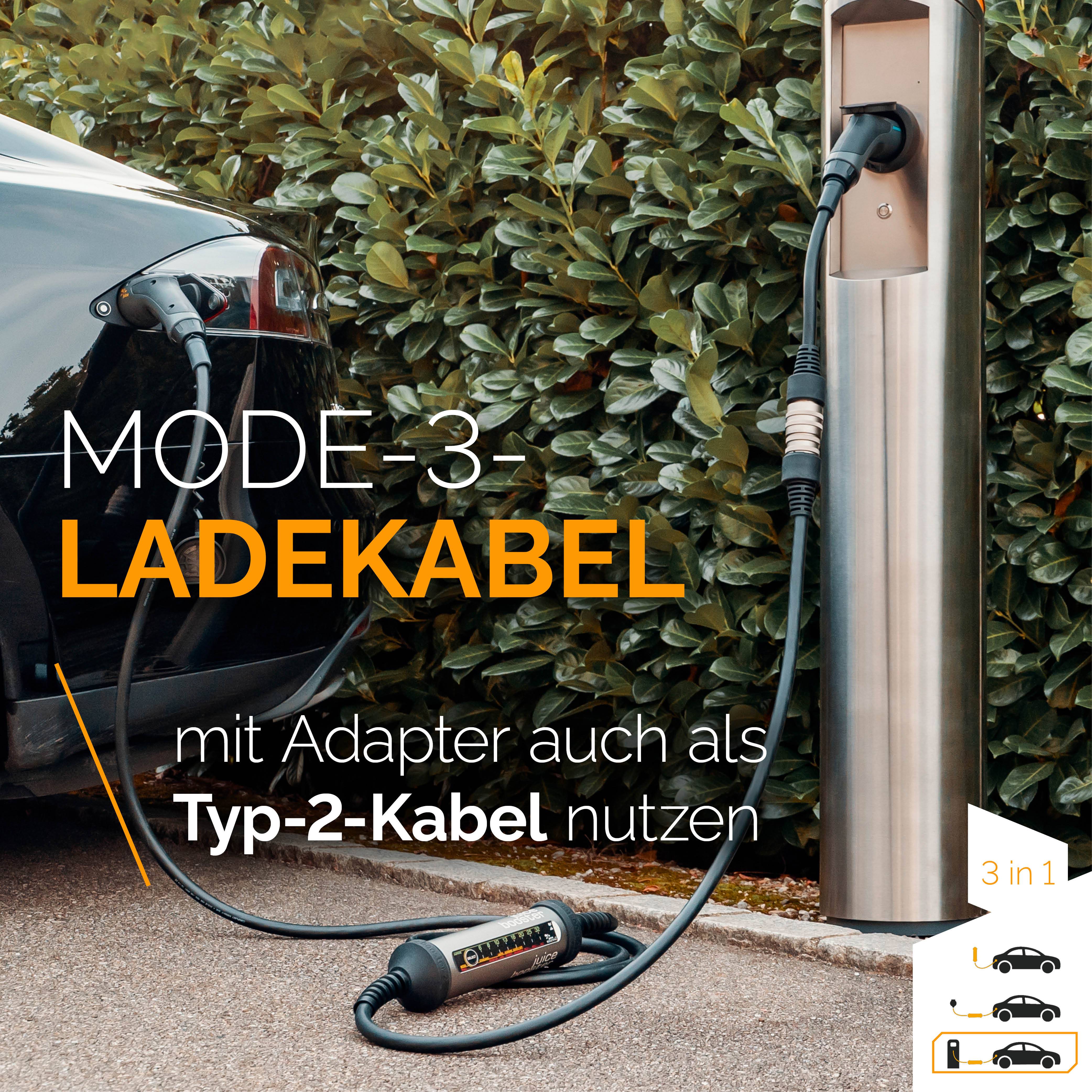 juice technology Juice Booster 2 Basic Mobile Ladestation Typ 2 Mode 2 32 A Anzahl Anschlüsse 1 22 kW RFID-4