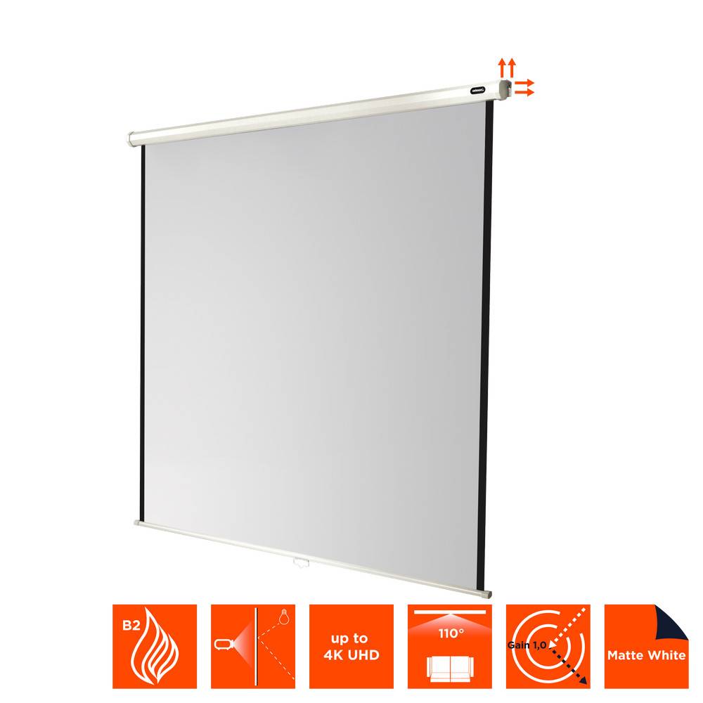 celexon Leinwand Rollo Economy 220 x 220 cm - 122"-4
