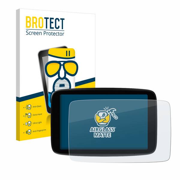 BROTECT Entspiegelungs Schutzglas für TomTom GO Expert Plus 7" Schutzfolie Panzer Folie Glas Display Schutz matt