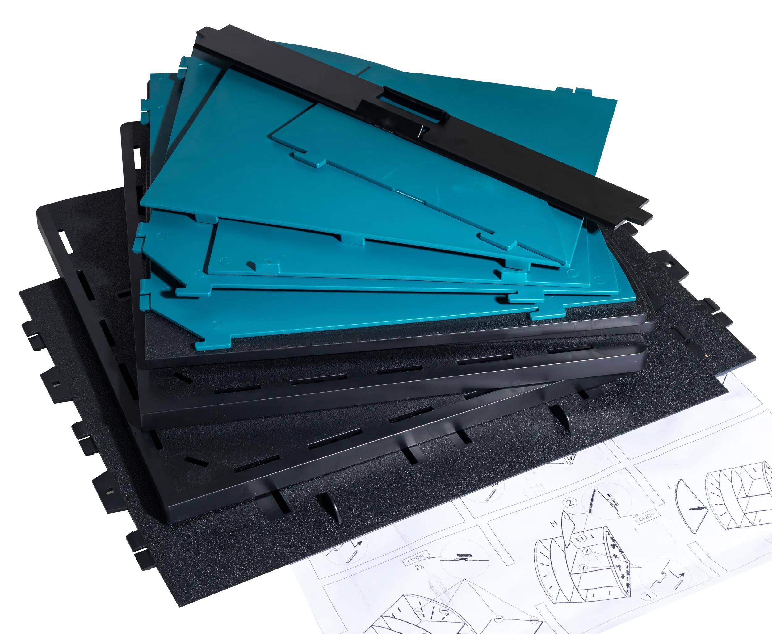 Exacompta The Organizer, Desktop-Organizer, Neo Deco - Farben sortiert - 394505D-4