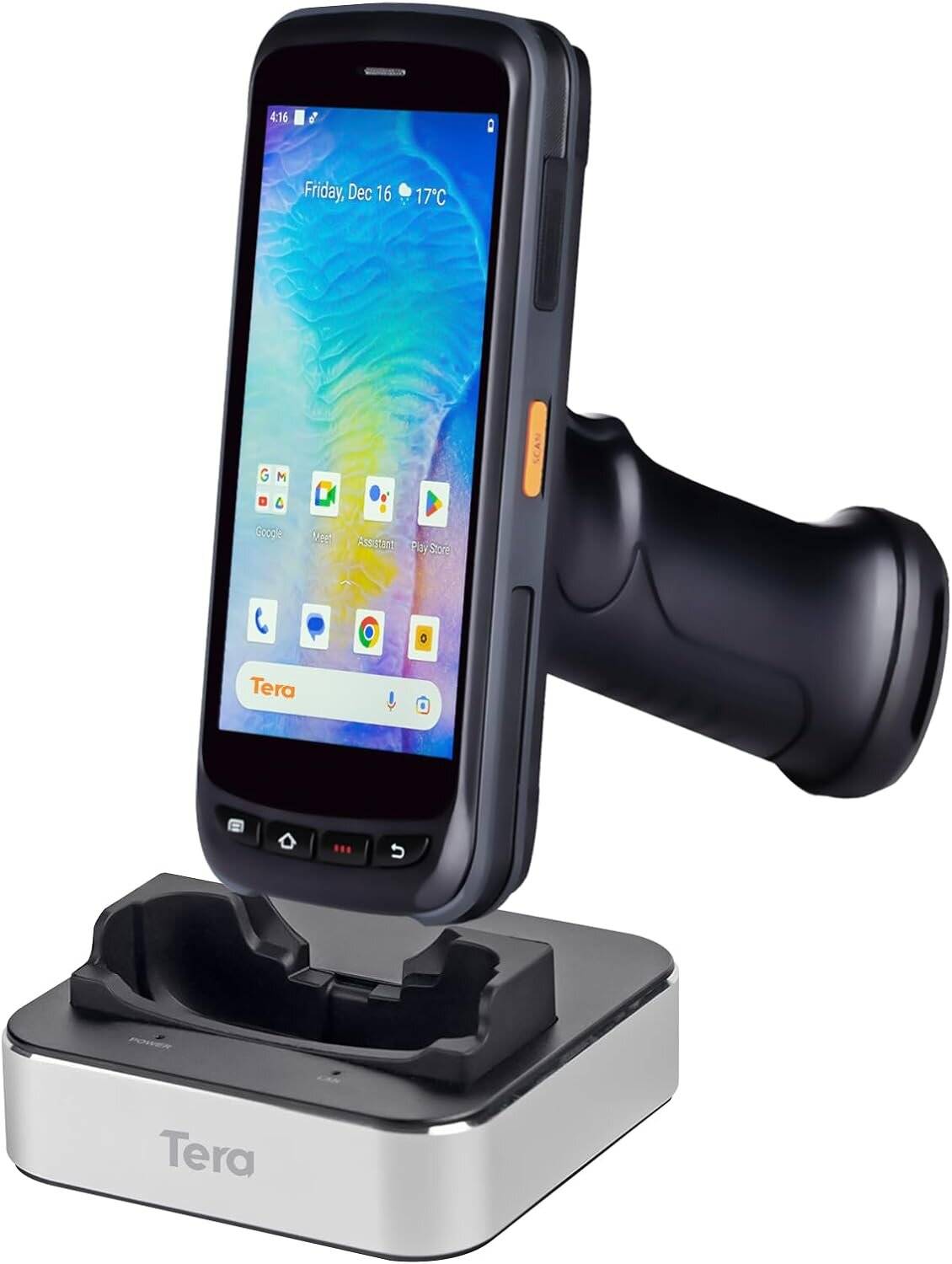 Tera Pro PDA Handheld Barcode Scanner mit Ladestation POS Terminal Mobiler Computer Tera-P172-0