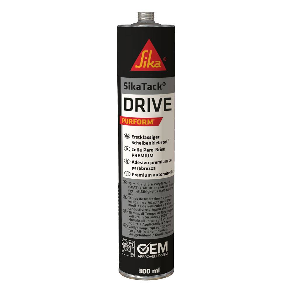 SikaTack Drive Purform Scheibenklebstoff 300ml schwarz 767328-0
