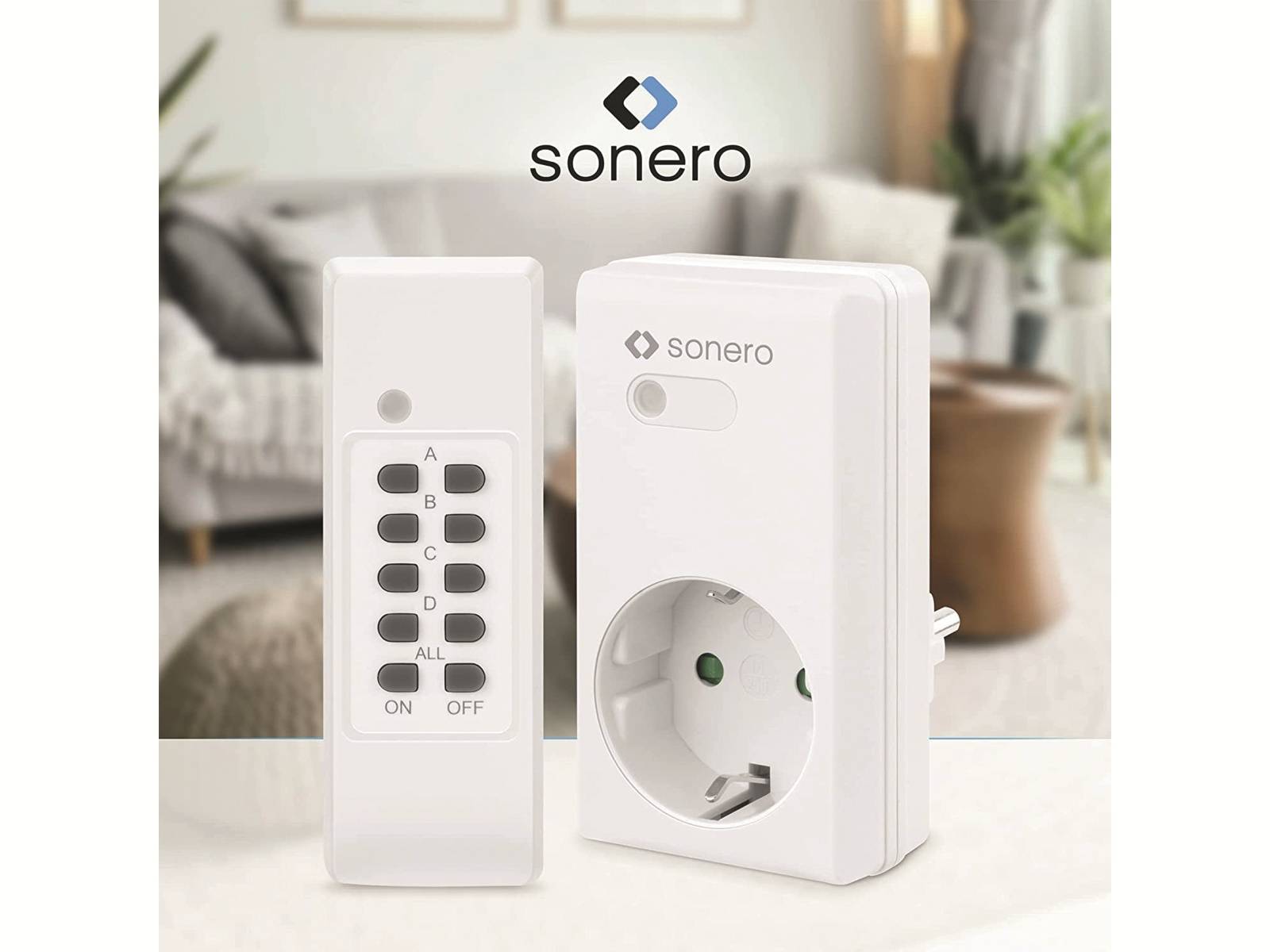 SONERO Funksteckdosen-Set S-RCS204, Indoor-2