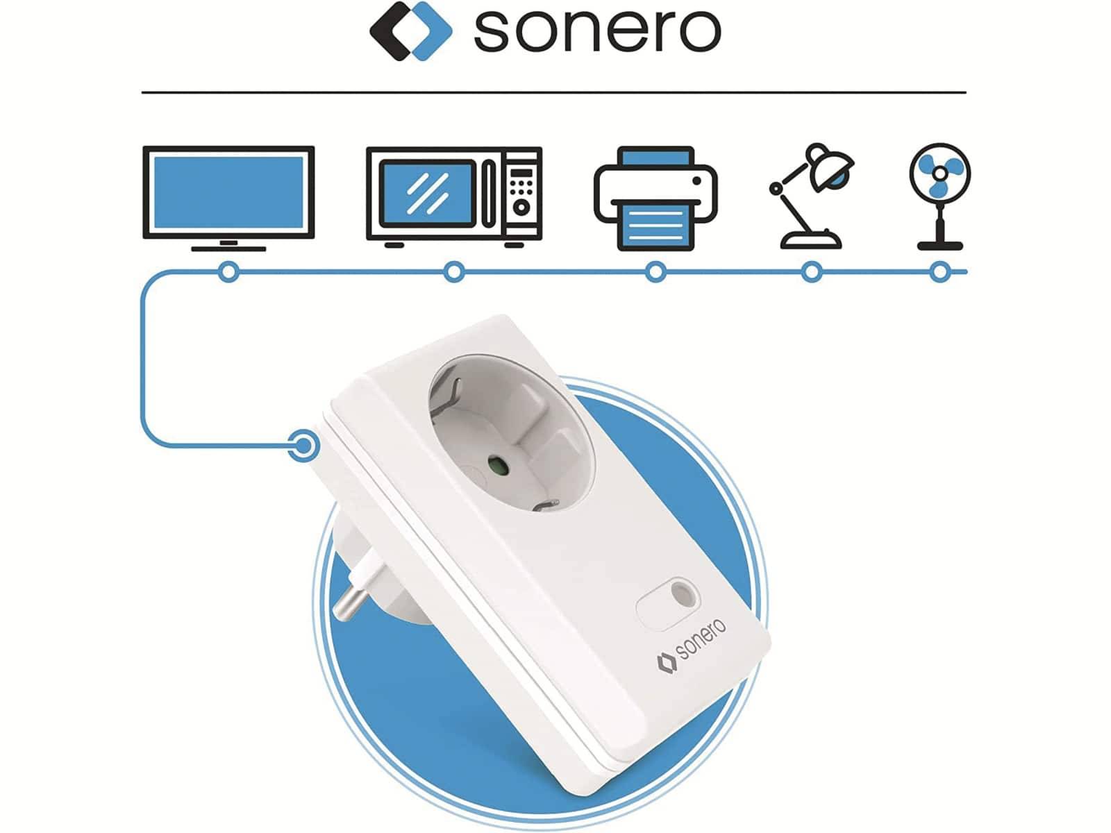 SONERO Funksteckdosen-Set S-RCS201, Indoor-2