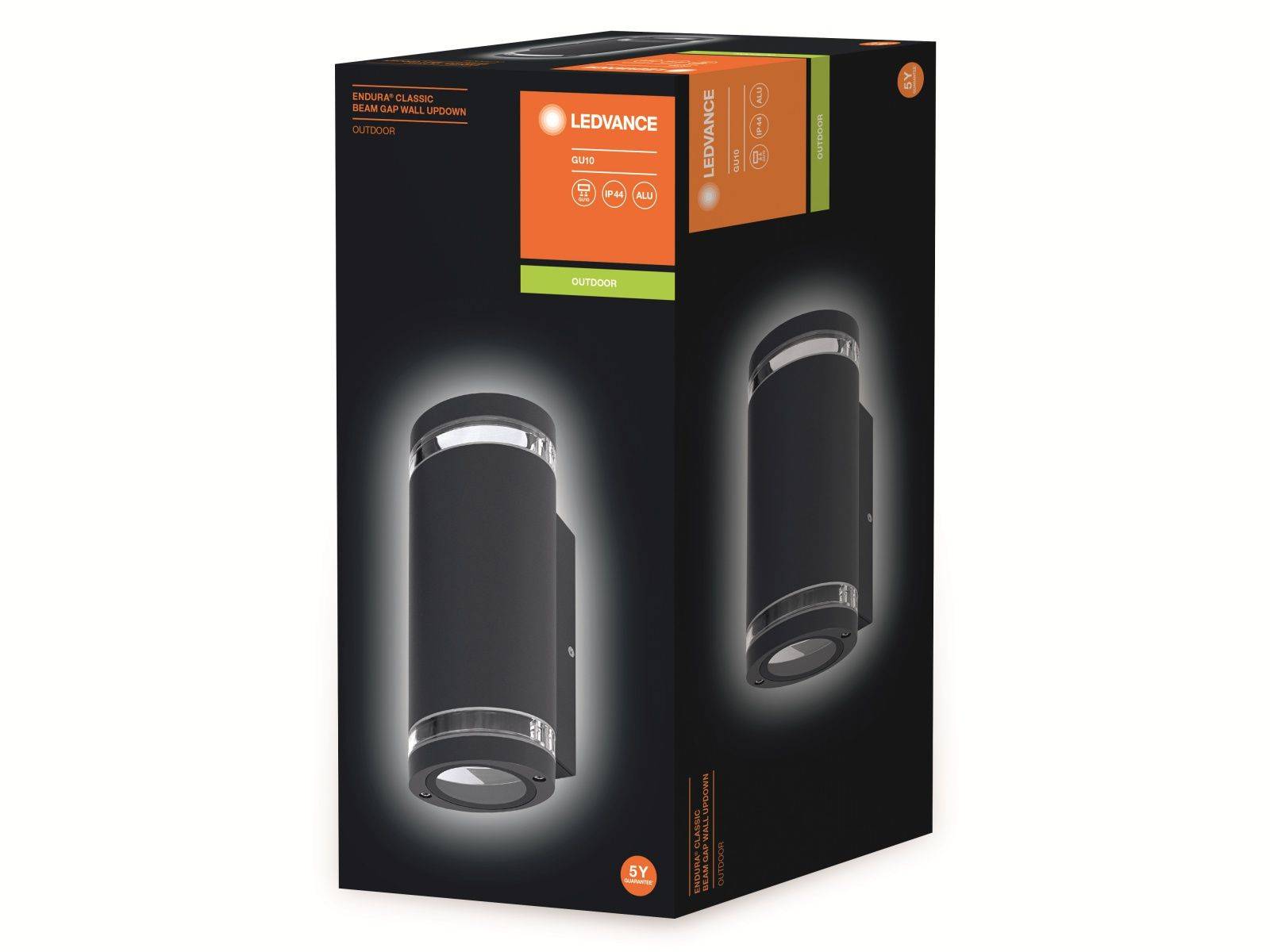 Symbolbild für LEDVANCE Endurac Classic Beam Updown 4058075554559 Außenwandleuchte GU10 0 W Dunkelgrau
