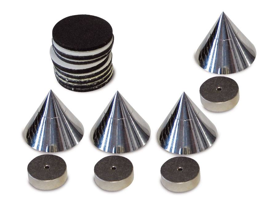 DYNAVOX Noisekiller chrom, 4 Stück-2