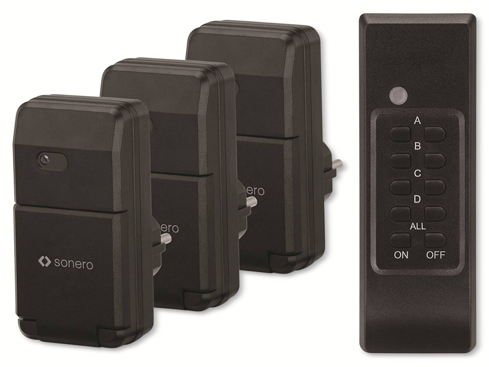 SONERO Funksteckdosen-Set S-RCS303, Outdoor-0