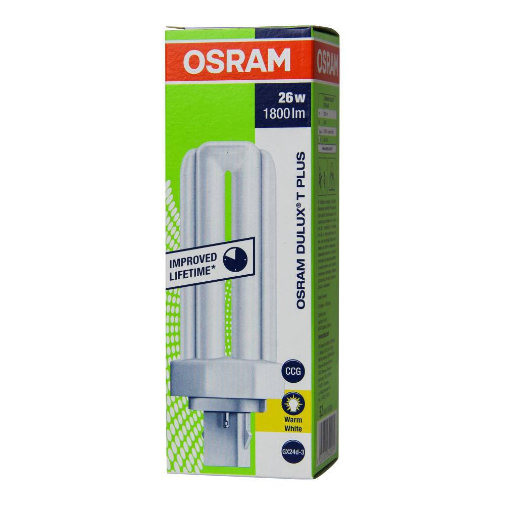 OSRAM DULUX T 26W/830 GX24d-3 4050300342061-2