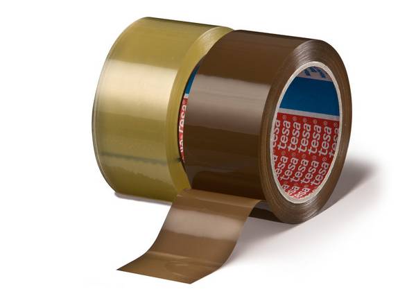 Tesa Verpackungsklebeband 4195 PP, 66m x 50mm, chamois, EAN 4042448429827