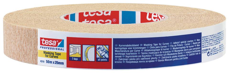 tesakrepp 4319, 200m x 19mm, hellbraun-0