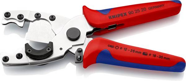 Knipex Rohrschneider, für Verbund- und Schutzrohr verzinkt, mit Mehrkomponenten-Hüllen 210 mm - 902520SB