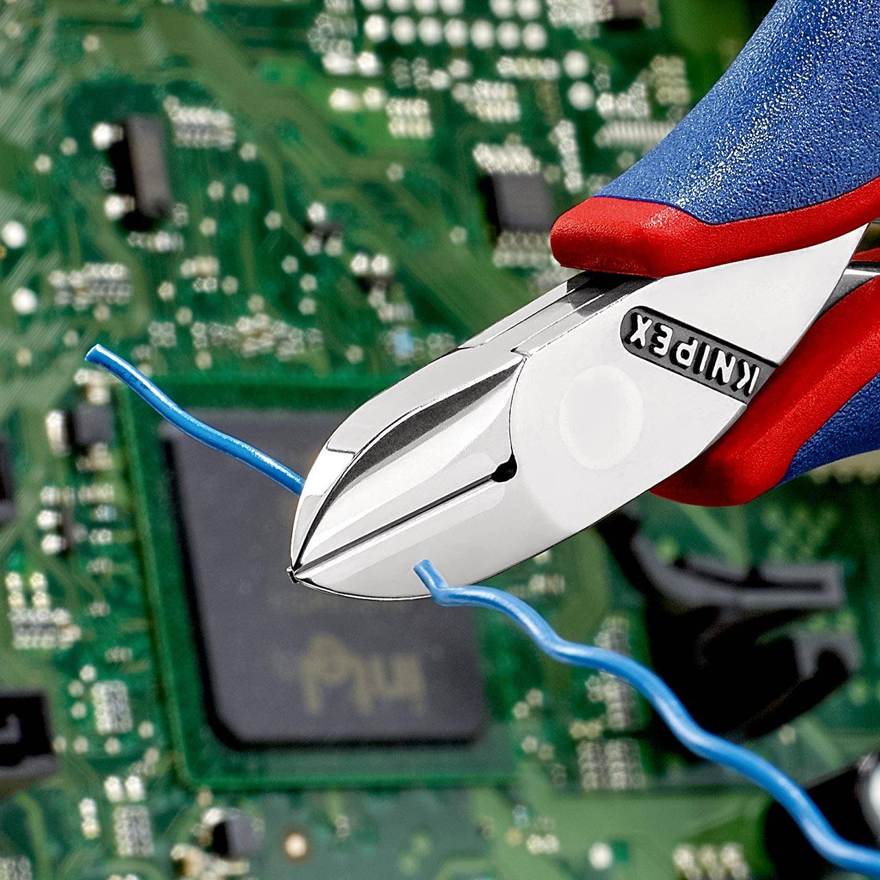 Knipex 77 12 115 SB Elektronik-Seitenschneider-2