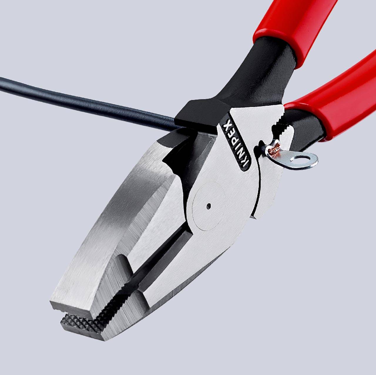 Kraft-Kombizange "Lineman's Pliers", Kunststoffüberzug, schwarz, 240 mm, SB-2