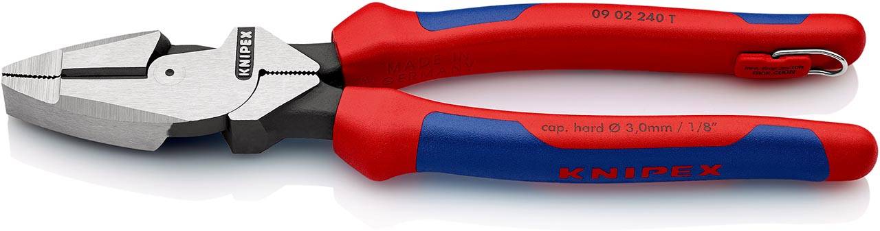 Kraft-Kombizange "Lineman's Pliers" TT mit Öse, schwarz, 240 mm-0
