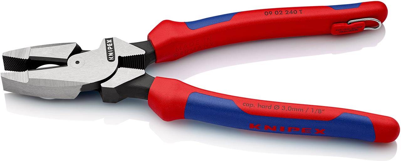 Kraft-Kombizange "Lineman's Pliers" TT mit Öse, schwarz, 240 mm-1