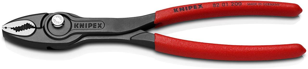 Knipex 82 01 200 SB TwinGrip Frontgreifzange 200mm Kunststoff überzogen, vsl. LT: Mitte März 2022-0