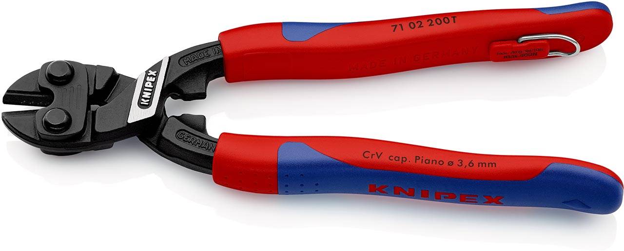 CoBolt® Kompakt-Bolzenschneider mit Öse, Mehrkomponenten-Hüllen, schwarz, 200 mm-1