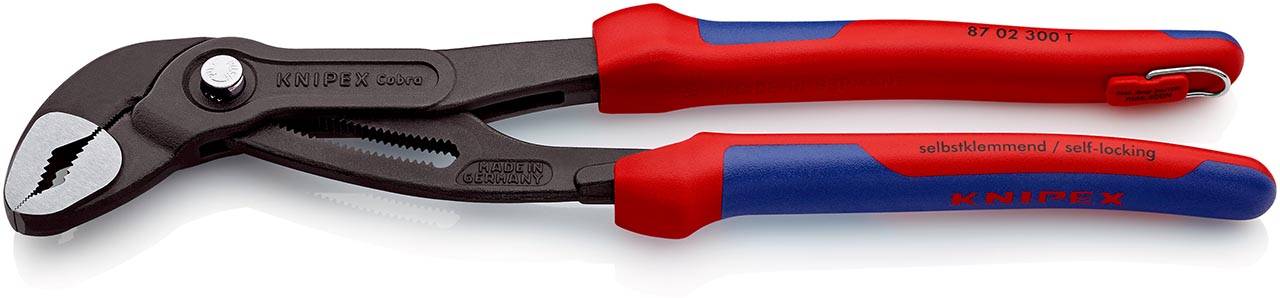 Cobra® mit Befestigungsöse, Mehrkomponenten-Hüllen, grau, 300 mm-0