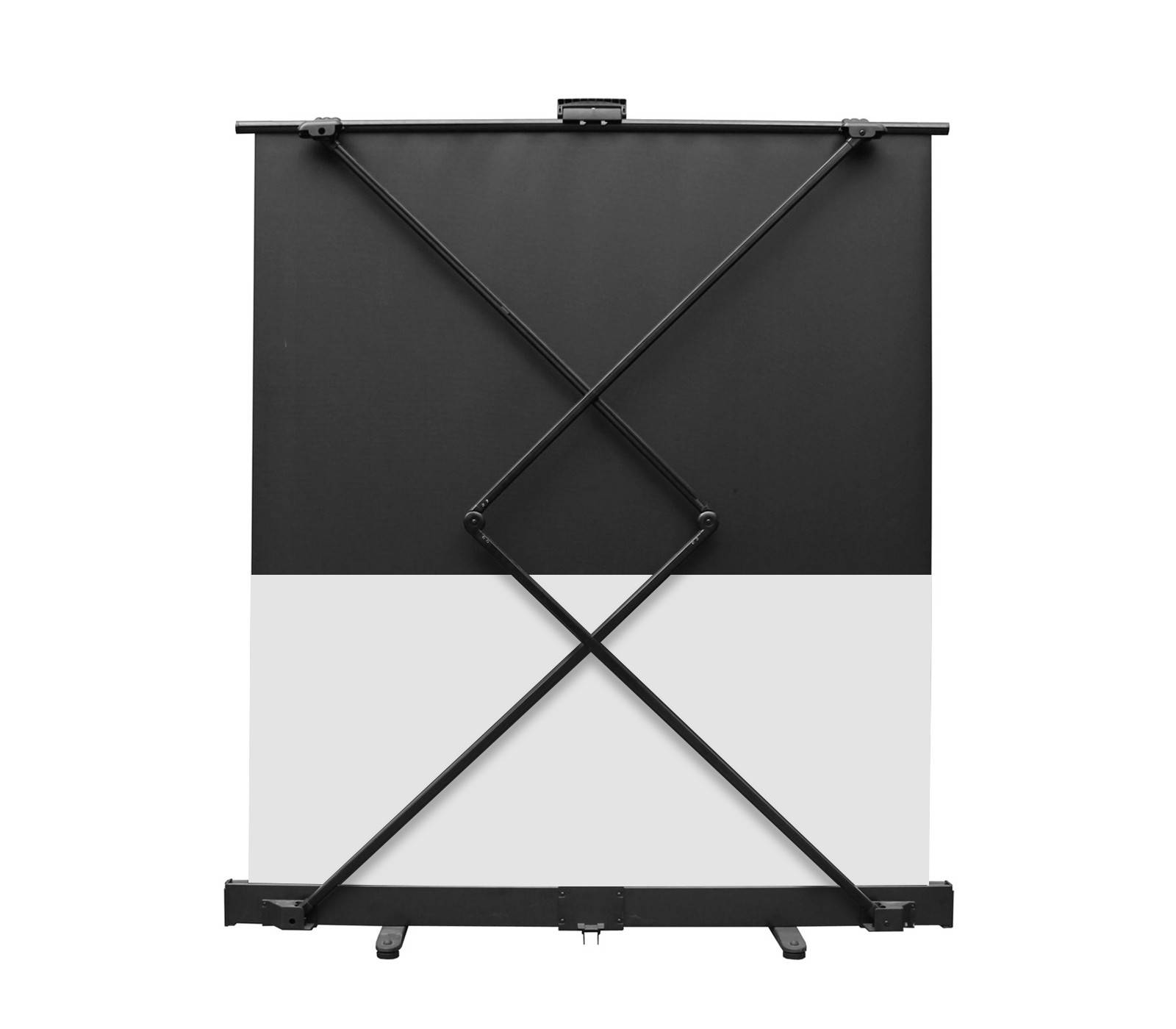 DELUXX Advanced Portable Self-Stand-X 170,7 x 128 cm 4:3 Mattweiss Polaro-2