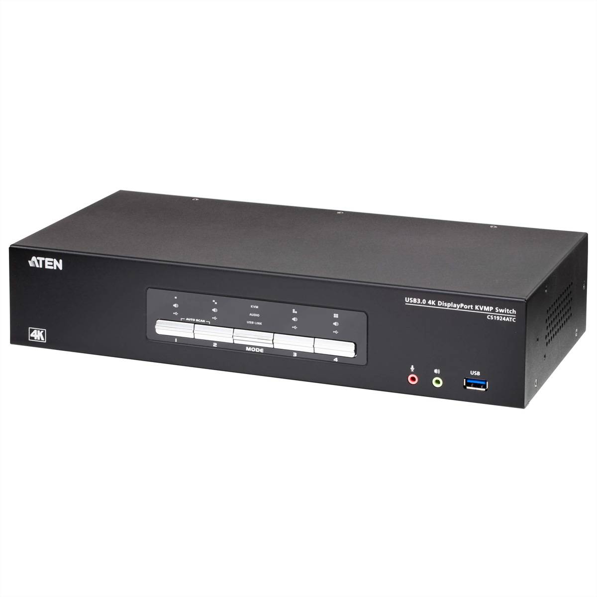 ATEN CS1924ATC 4-Port USB 3.0 4K DisplayPort KVM Switch für ATC-0
