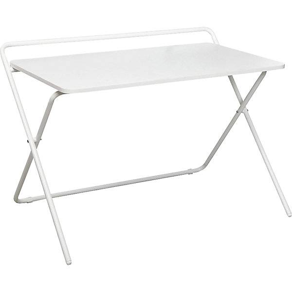 Klapptisch Leni 4-Fuß-Gestell 1000 x 600 mm Gestell weiß Platte weiß. TAKKT Industrial & Packaging GmbH-0