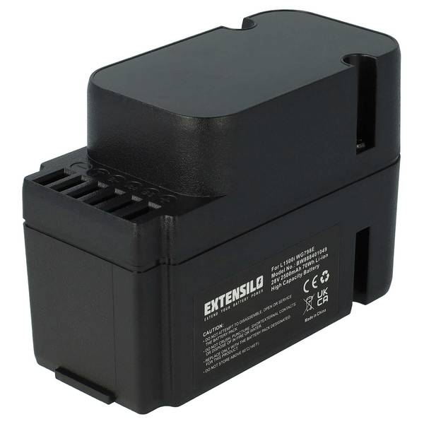 EXTENSILO Akku kompatibel mit Worx Landroid WG796E Rasenmäher (2500mAh, 28V, Li-Ion)