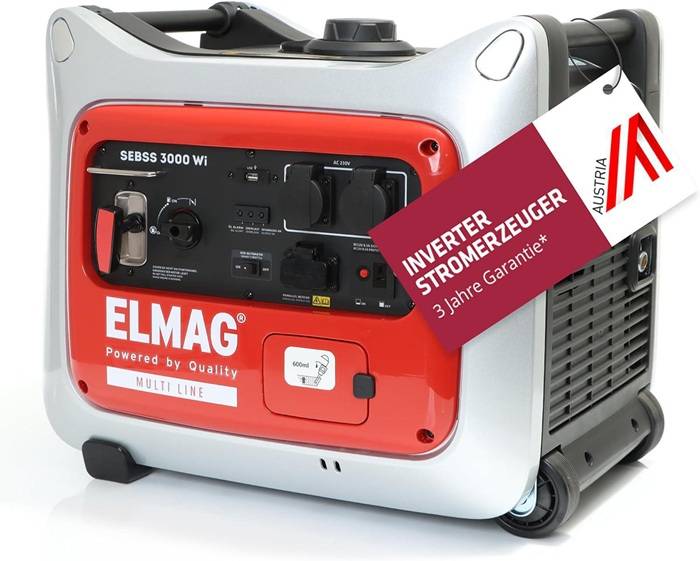 Stromerzeuger SEBSS 3000Wi Dauerleistung 2,6kVA m.YAMAHA-Motor MZ175 Benzin-0