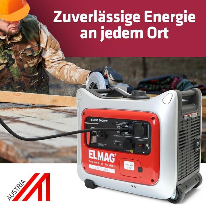 Stromerzeuger SEBSS 3000Wi Dauerleistung 2,6kVA m.YAMAHA-Motor MZ175 Benzin-2