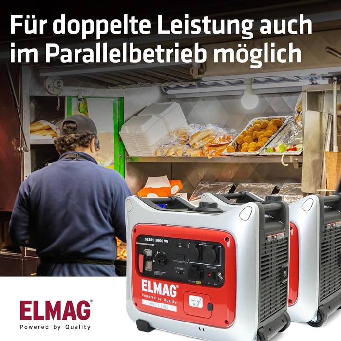 Stromerzeuger SEBSS 3000Wi Dauerleistung 2,6kVA m.YAMAHA-Motor MZ175 Benzin-3