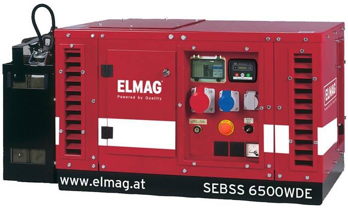 Stromerzeuger SEBSS 6500WDE-AVR-DSE3110 Motor-L.8,2kW m.HONDA-Motor GX390 Benzin-0