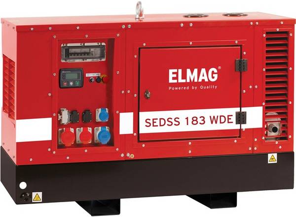 Stromerzeuger SEDSS 183WDE-AVR-DSE4520-V2 L.19kW m.KUBOTA-Motor D1105 Diesel