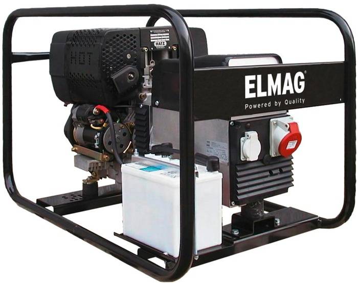 Stromerzeuger SED 7000WDE-AVR Motorleistung 7,1kW m.HATZ-Motor 1B40 Diesel ELMAG-0