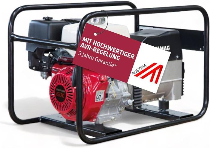 Stromerzeuger SEB 7500WD-AVR Motorleistung 8,2kW m.HONDA-Motor GX390 Benzin-0