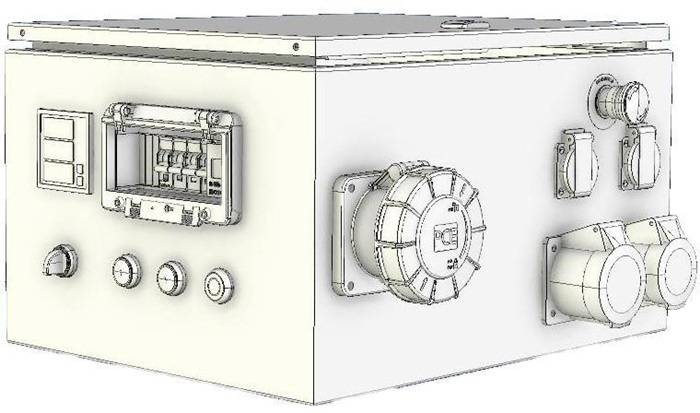 Stromerzeuger SEZN 20WD-AVR-IT/TN IP44 1500UpM Zapfwellen ELMAG-2