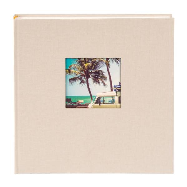 GOLDBUCH - Bella Vista sandgrau 30x31 60 weiße Seiten 27723-0