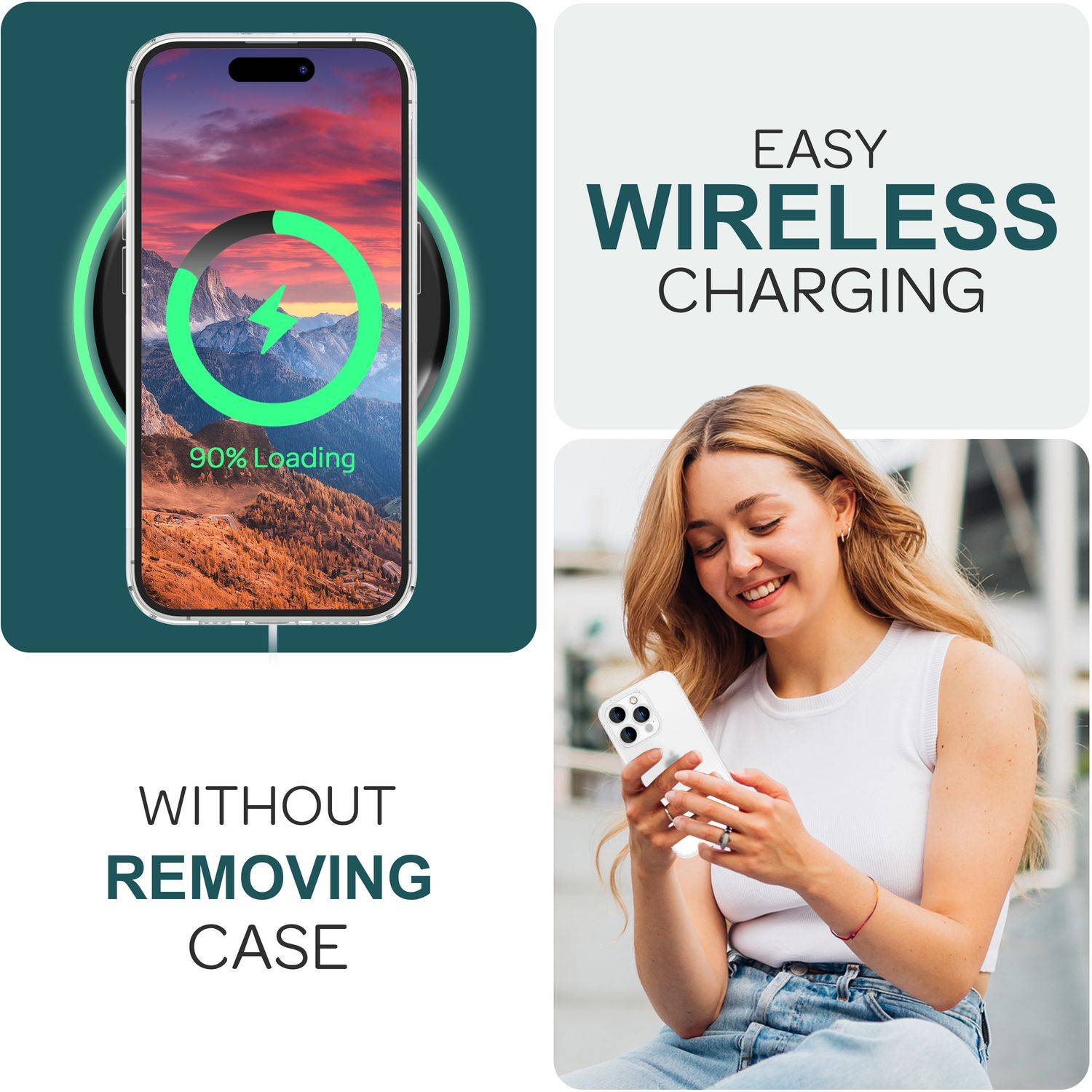 Ultra Dünne 0,3mm Hülle für iPhone 15 Pro Max Matt Slim Case Schutz Handyhülle Weiß-4
