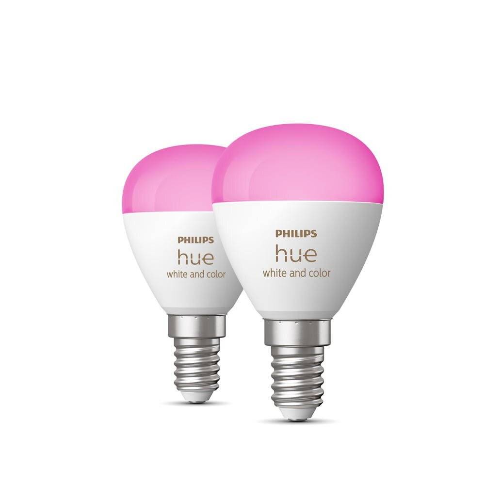 SIGNIFY - Philips Hue White and Color Ambiance - LED-Lampe - Form: P45 - E14 - 5.1 W - Klasse F - warmweißes bis kaltwei-1