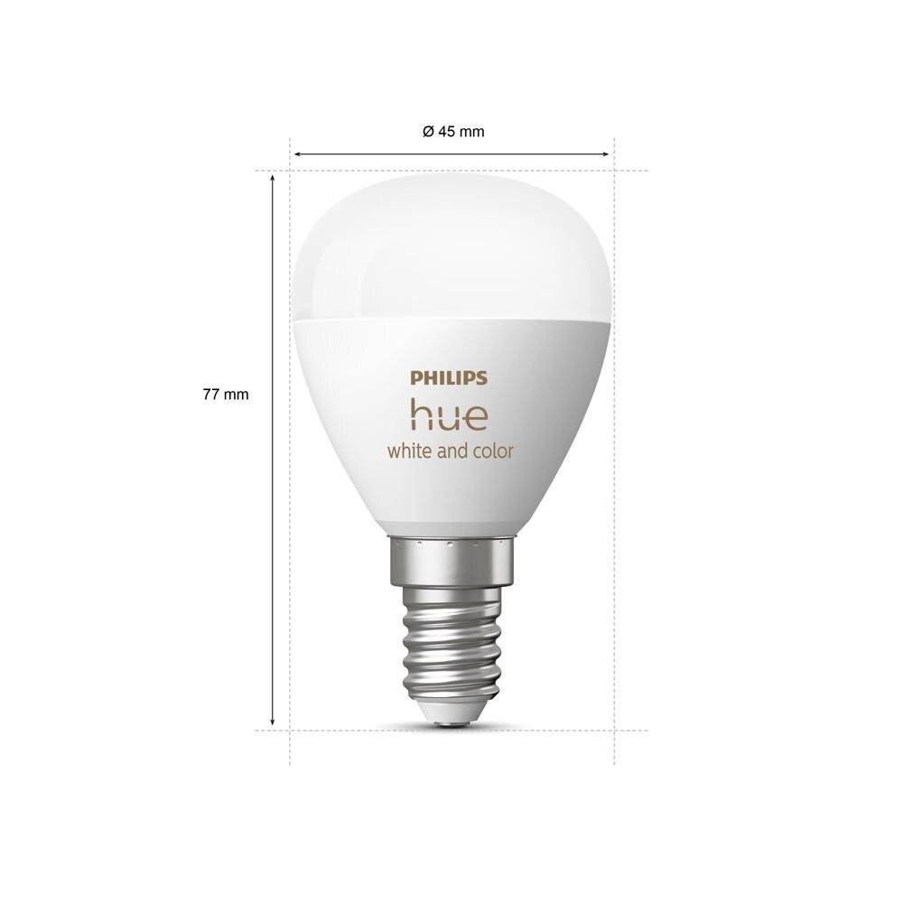 SIGNIFY - Philips Hue White and Color Ambiance - LED-Lampe - Form: P45 - E14 - 5.1 W - Klasse F - warmweißes bis kaltwei-3