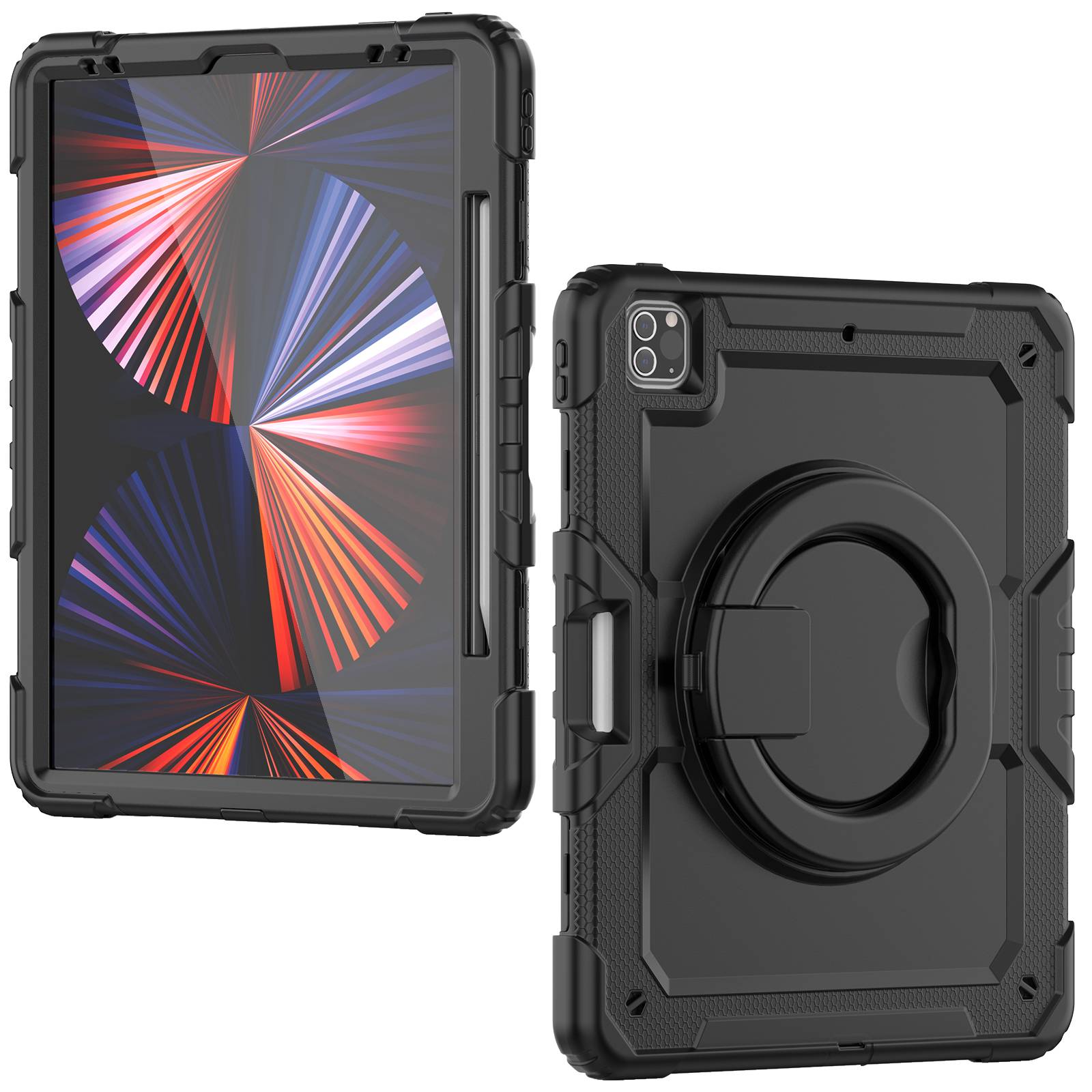 Schutzhülle für Apple iPad Pro 12.9 2020/2021/2022 Smart Cover Case Etui Hülle Tasche Outdoor Kindersicher-0