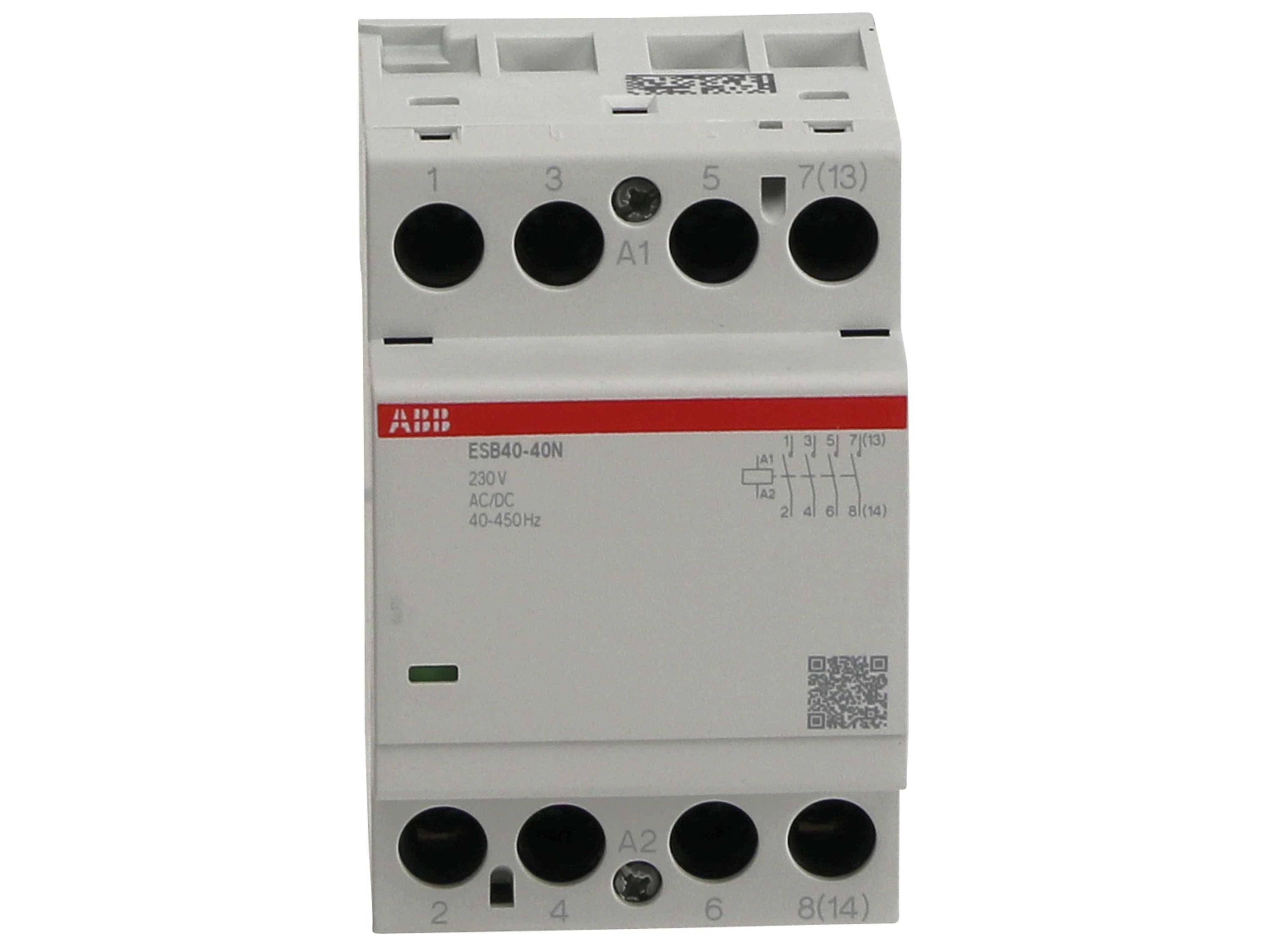 ABB ESB40-40N-06, Schütz, Weiß, IP20, AC, 54 mm, 65 mm-2