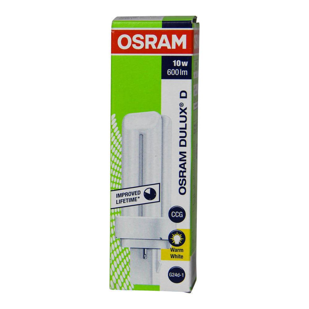 OSRAM DULUX D 10W/830 G24d-1 4050300025681-2