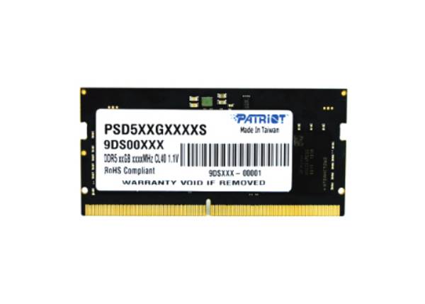 Patriot Signature Line 8GB DDR5 4800 SODIMM – 8GB DDR5 4800MHz Laptop Memory Mod