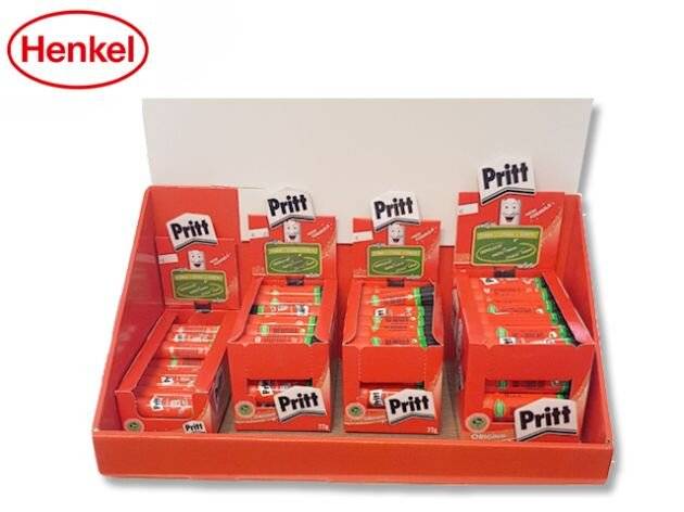 Pritt Stifte 3 Grössen Jubiläumsdisplay + Somat-0