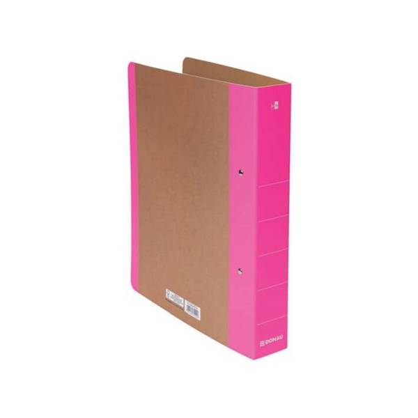 Ringordner A4 2RG Karton Donau 3835001FSC-30 Life neonpink
