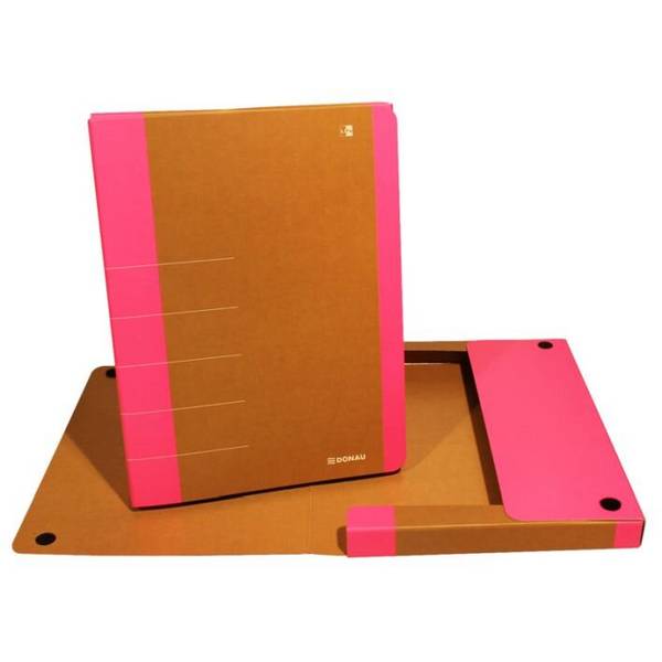 Heftbox A4 Karton Donau 2074001FSC-30 Life neonpink