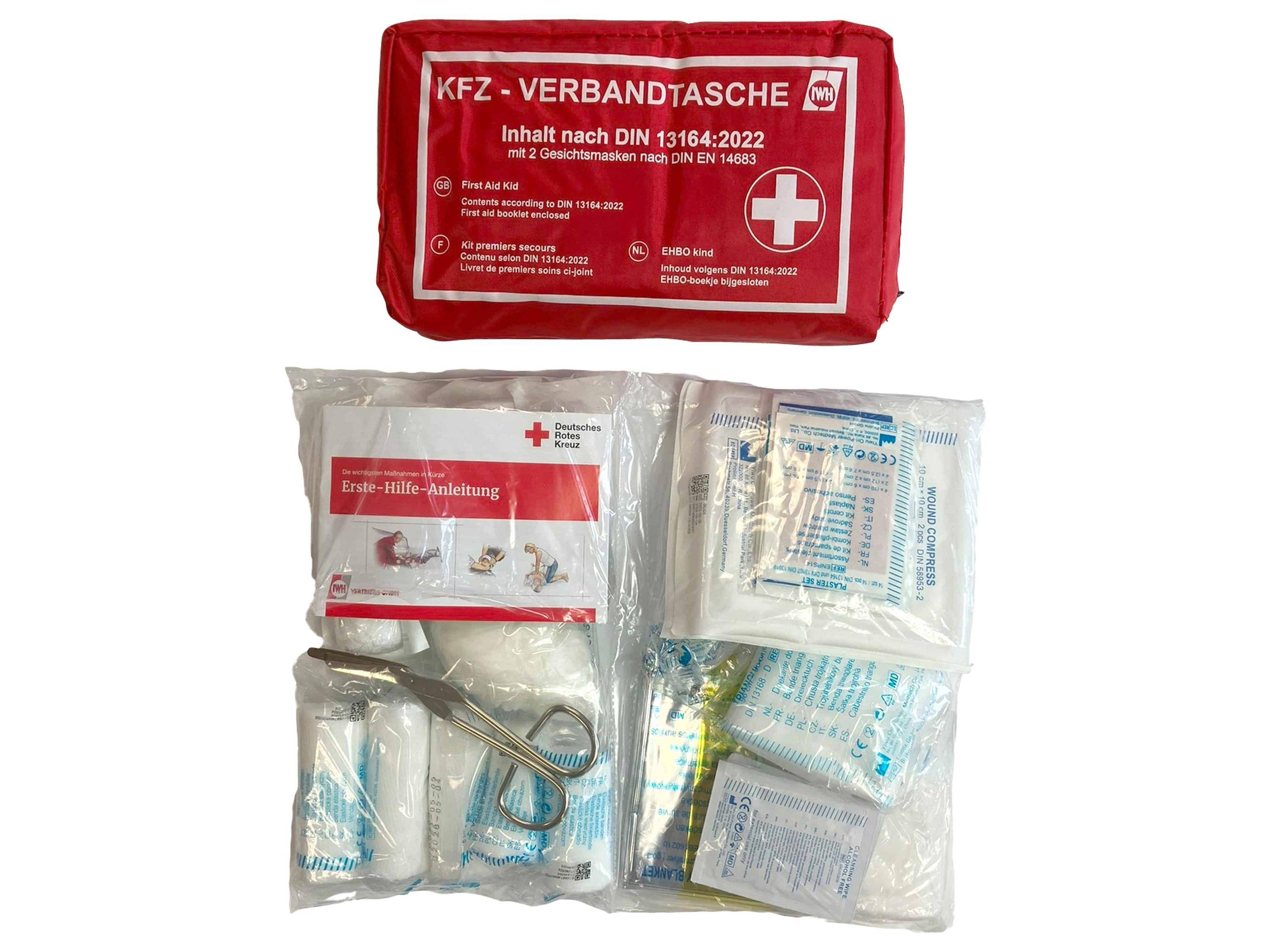IWH KFZ-Verbandtasche, Inhalt DIN 13164, rot (11570402)-2