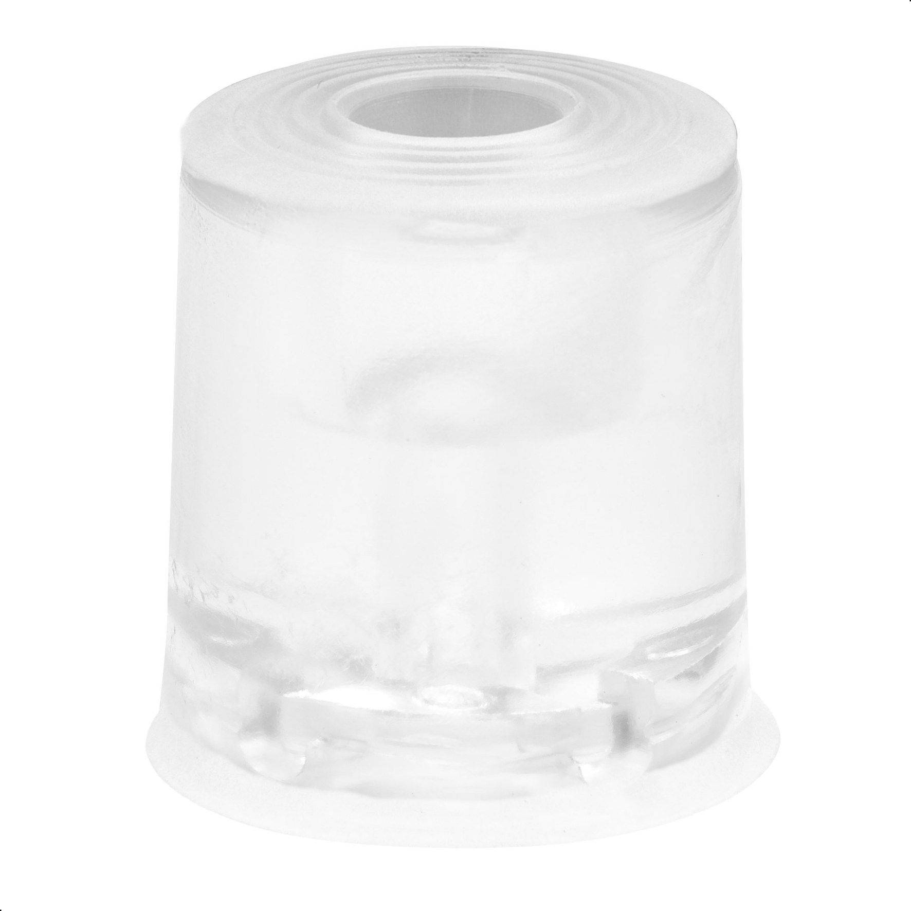 WAGNER Boden-/Wandtürstopper VULKANO MEDIUM - Ø 35 x 35 mm, Vollgummi, transparent, zum Schrauben - 15524021