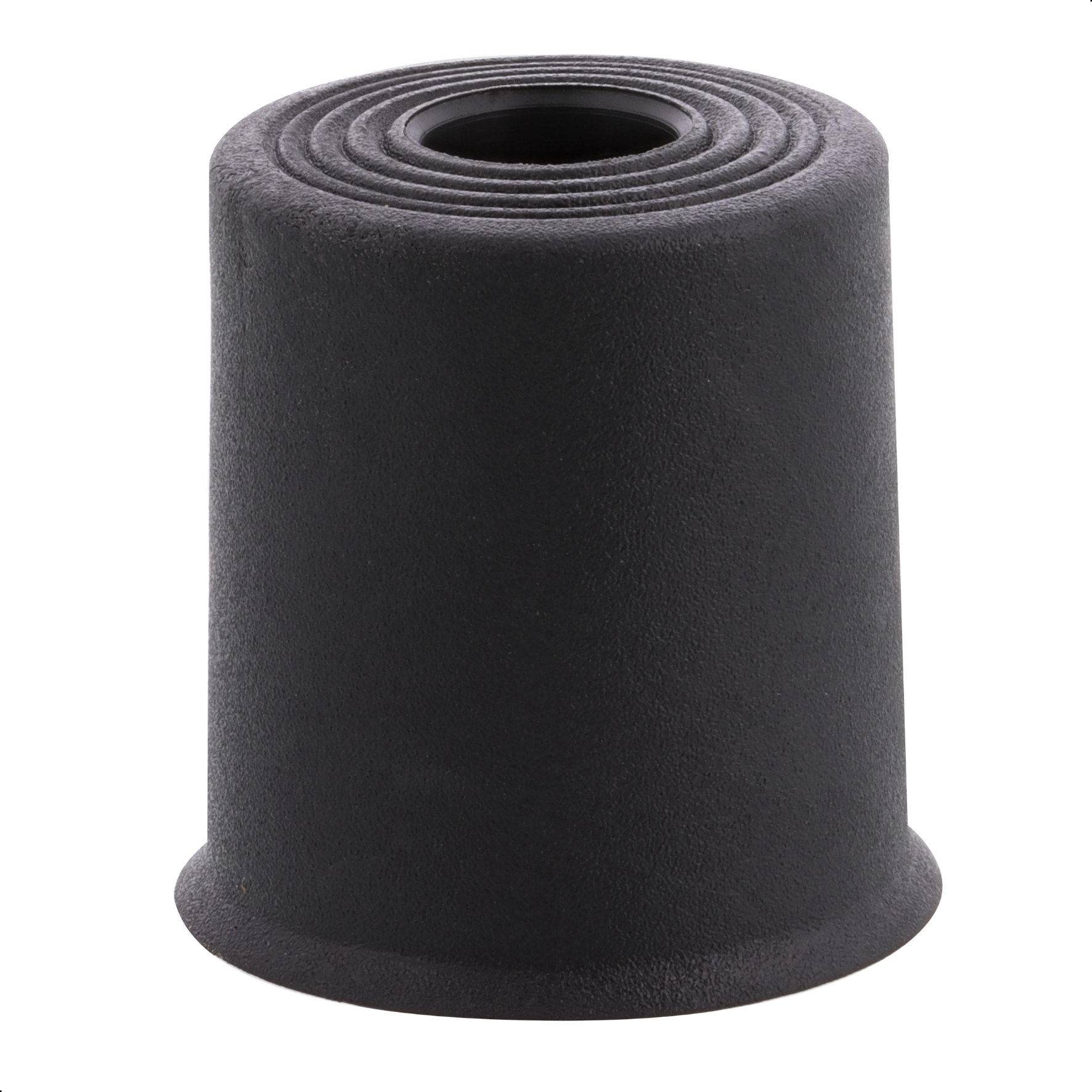WAGNER Boden-/Wandtürstopper VULKANO MEDIUM - Ø 35 x 35 mm, Vollgummi, schwarz, zum Schrauben - 15524321-0