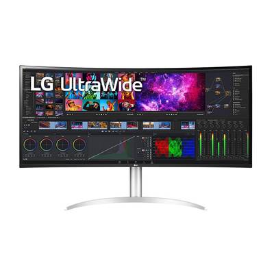LG 38WN95CP-W Monitor, 1 ms, 95,29 cm, 37.5 Zoll, 3840 x 1600 Pixel, 450 cd/m²